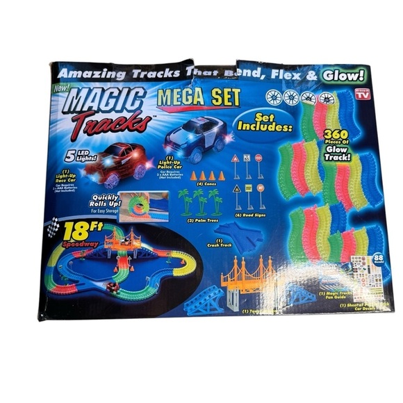 ⚡️Ontel TRACKSMEGA-MC4 Magic Tracks Race Mega Set 18 Ft - Picture 4 of 8